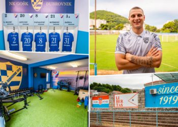 GOŠK IMA NOVE PROSTORE! Na lapadskom stadionu su sada teretana, ambulanta, nove svlačione, murali, a iza svega stoji entuzijazam ovog mladog Dubrovčanina!