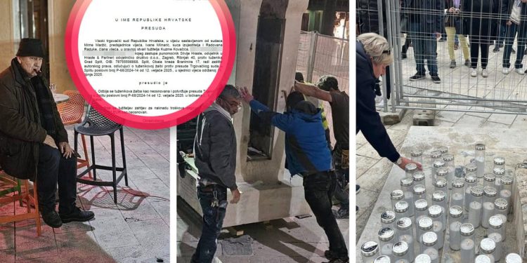 GRAD PRAVOMOĆNO IZGUBIO Sa “Štandarca” se miče Dan oslobođenja Splita od fašizma, Kovačiću odšteta od 6.000 eura