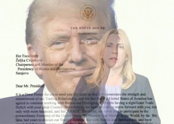 Gaf iz Bijele kuće: Trump u pismu Željku Cvijanović oslovljava sa ‘gospodine predsjedniče’