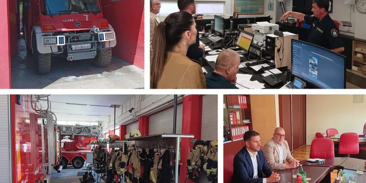 Gradski čelnici posjetili Javnu vatrogasnu postrojbu: “Hvala vam na svemu što radite za sigurnost grada”