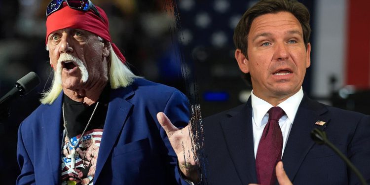 Heckler ometa vlade Ron Desantis ‘Hulk Hogan Tribute s Profanom Tirade