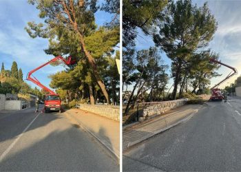 I nedjeljom se radi: Sanacija šteta nakon nevremena u Splitu ne prestaje