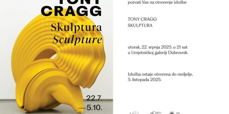 Izložba jednog od najistaknutijih britanskih kipara, Tonyja Cragga, otvara se sljedeći tjedan u Umjetničkoj galeriji Dubrovnik