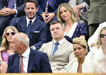 Jamie Redknapp pridružuje se svojoj zapanjujuće supruzi Friedi, kao i šik binky Felstead i Alex Jones dok su vodili slavne ličnosti na šesti dan Wimbledona