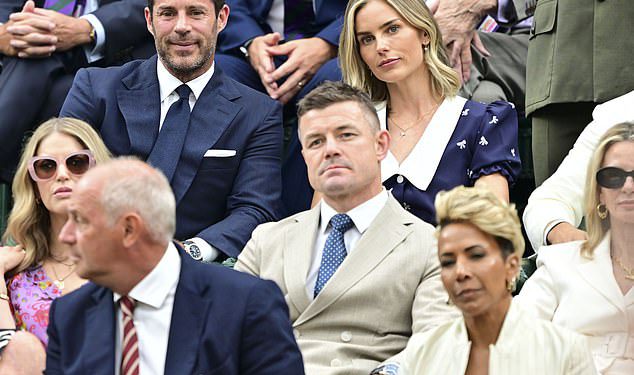 Jamie Redknapp pridružuje se svojoj zapanjujuće supruzi Friedi, kao i šik binky Felstead i Alex Jones dok su vodili slavne ličnosti na šesti dan Wimbledona