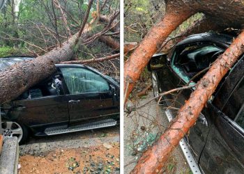 Javio nam se Slovenac kojemu je uništeno auto u Splitu: “Čekam na policiji da naprave uviđaj”