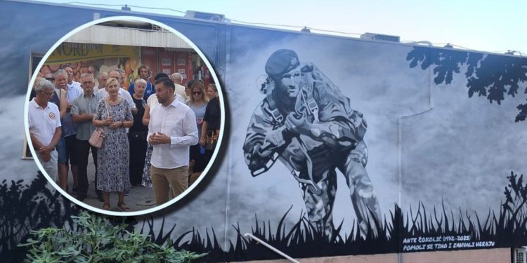 Junak Domovinskog rata: Gradonačelnik na otvaranju murala u čast brigadira Čokolića