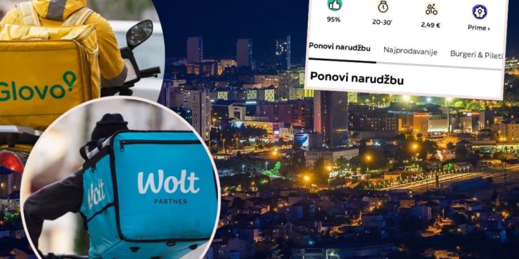 Kad padne noć, splitske ulice preplave dostavljači! Naručuju se ‘masni’ iznosi, a znate li koliko iznosi prosječna cijena jela za jednu osobu?