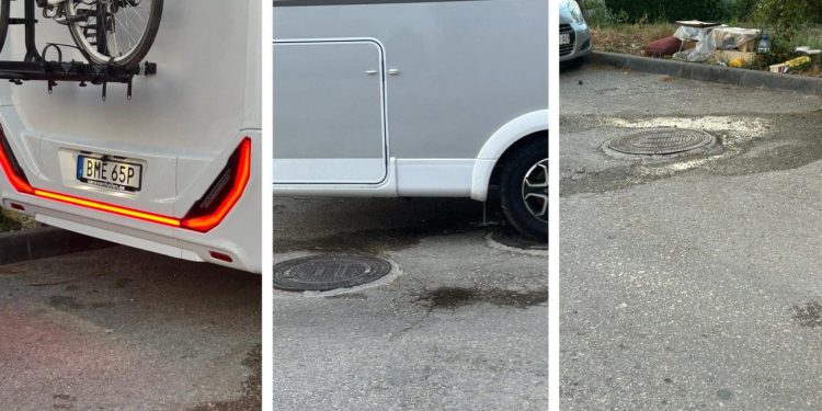 Kamper na Žnjanu izazvao revolt Splićana: Danima je parkiran, a sada je ispustio fekalije