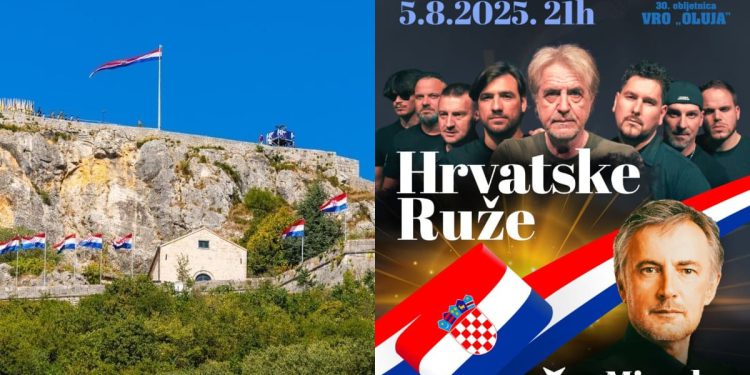 Knin se sprema za povijesnu noć: Dolazi Škoro, stižu Hrvatske ruže, emocije na vrhuncu!