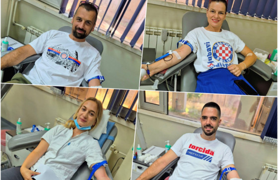 Ljudi velikog srca: Crveni križ organizirao akciju darivanja krvi za navijače, odazvali se i oni van te skupine (FOTO)