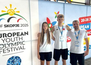 Lukša Pavić i Petra Smokvina pod vodstvom Frane Ćirka u finalu Europskog olimpijskog festivala mladih!
