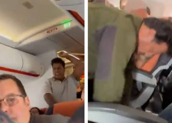 MAKEDONAC SPASIO DAN Putnik podivljao usred leta, vikao Allahu Akbar i prijetio bombom pa ga drugi putnik bacio na pod!