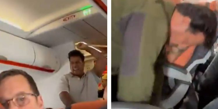 MAKEDONAC SPASIO DAN Putnik podivljao usred leta, vikao Allahu Akbar i prijetio bombom pa ga drugi putnik bacio na pod!