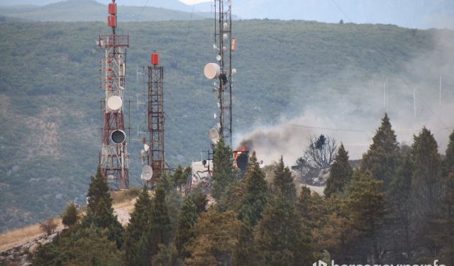 Minirano područje otežava borbu s požarom iznad Mostara