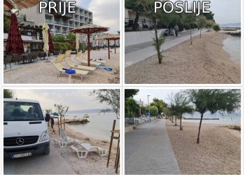 Napuštenim ležaljkama, suncobranima i ručnicima nije mjesto na plažama