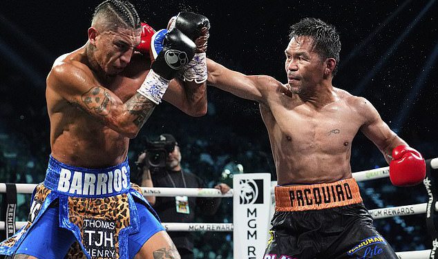 Navijači boksa tvrde da je Manny Pacquiao bio ‘opljačkana’ nakon što se 46-godišnjak povratna borba protiv Mario Barrio završi u izvlačenju