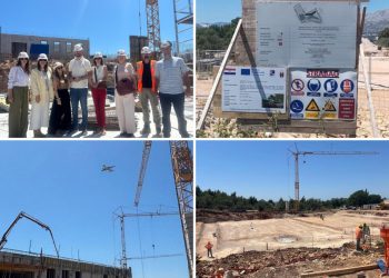 Nova OŠ Cavtat: Pri kraju zemljani radovi, niču temelji za školu koja će primiti više od 500 učenika