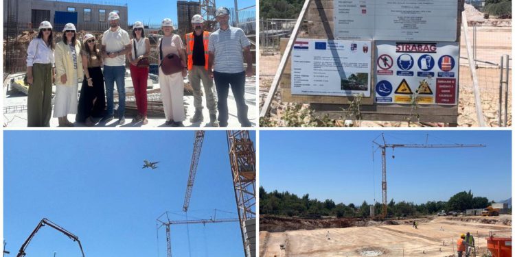 Nova OŠ Cavtat: Pri kraju zemljani radovi, niču temelji za školu koja će primiti više od 500 učenika