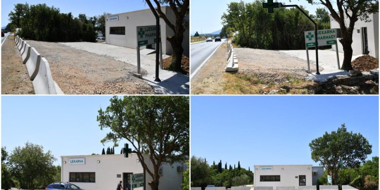 Novoj ljekarni betonskim blokovima ograđen prilaz! Vlasnici tvrde: ‘Imamo sve dozvole, radimo po zakonu’