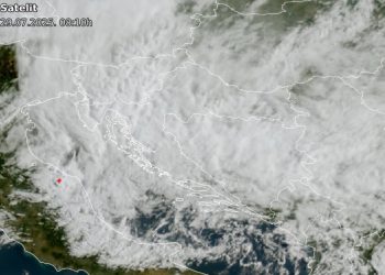 OBLAČNO SRCE LJETA Ovako trenutačno izgleda Hrvatska iz satelita