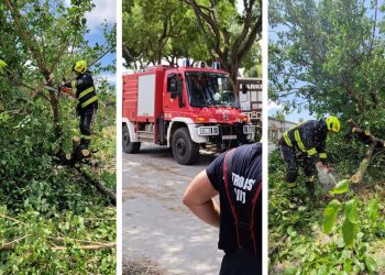 OPSADNO STANJE U SPLITU Brojne intervencije vatrogasaca kod Starog placa. Pomoć iz Sinja stigla na Gripe