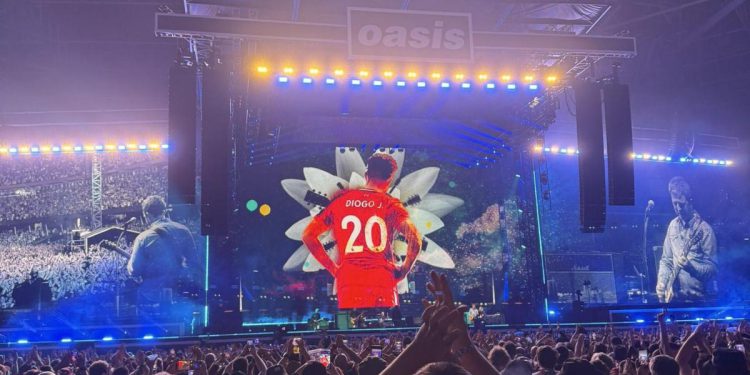 Oasis, omaž Diogo Jota na dan ponovnog okupljanja: “Živi zauvijek” posvećen mu je