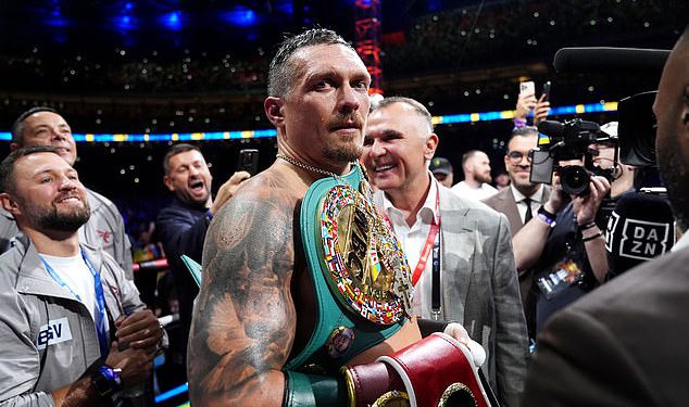 Otkriveno: Oleksandra USYK -a za sulude plaće za 14 minuta rada nakon što je Ukrajinski pobijedio Daniel Dubois