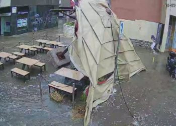 Ovako je studentska menza u Splitu izgledala tijekom snažne oluje