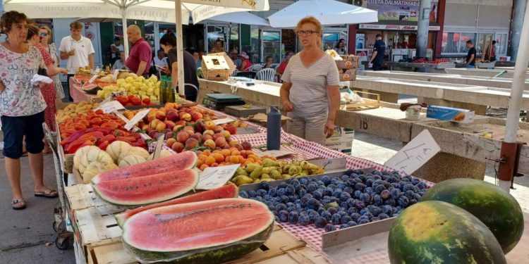 Ovo je najjeftinije voće na šibenskoj tržnici: ‘Nekad se prodavalo i tonu dnevno, a sada prodajen na fete!’