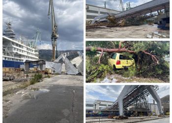 PALA DIZALICA Velika šteta u Brodosplitu!