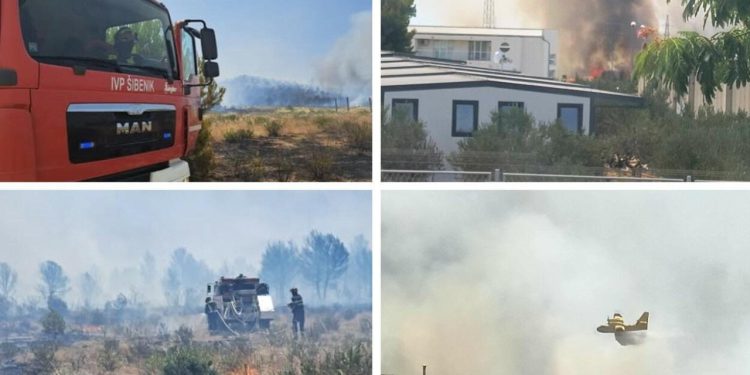 Povoljnija situacija na požarištu kod Šibenika! Policija otkrila uzrok izbijanja vatre