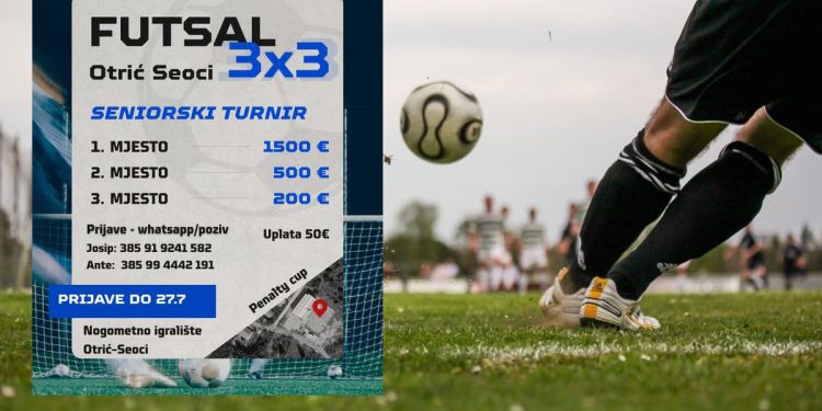 Prijave su otvorene: Pridruži se najvatrenijem futsal turniru godine i osvoji dio 1.500 €