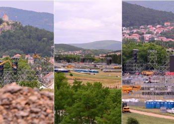 Pripreme za koncert nikad nisu bile uzbudljivije: Pogledajte kako divovski sinjski hipodrom mijenja lice za spektakl godine!