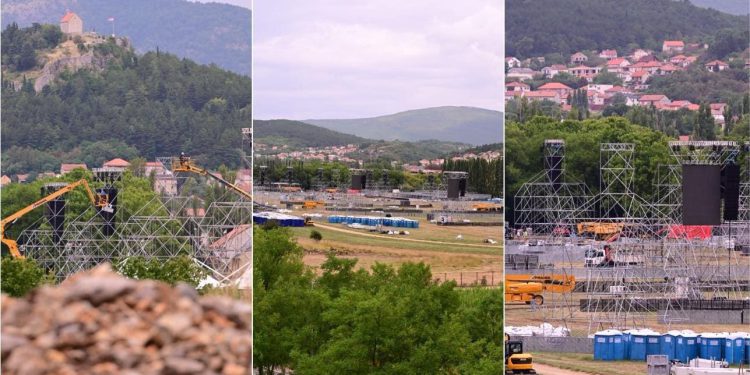 Pripreme za koncert nikad nisu bile uzbudljivije: Pogledajte kako divovski sinjski hipodrom mijenja lice za spektakl godine!