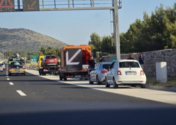 Prometna na A1 u Dalmaciji. Vozi se otežano