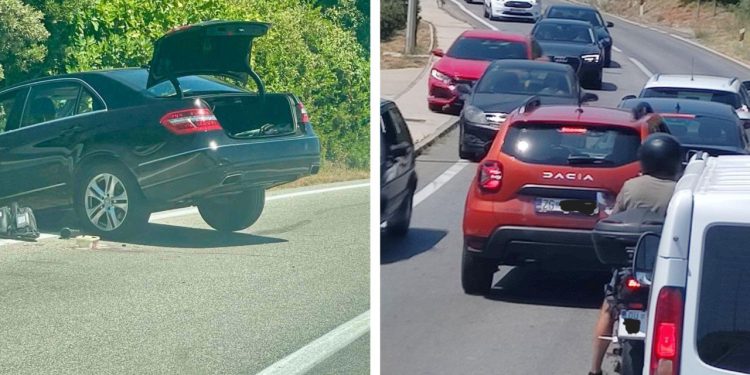 Prometne nezgode iza Velikih žala i na Obodu, promet se odvija usporeno i naizmjenično