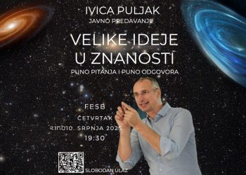Puljak se večeras “vraća” znanosti: Na FESB-u drži javno predavanje: “Velike ideje u znanosti”