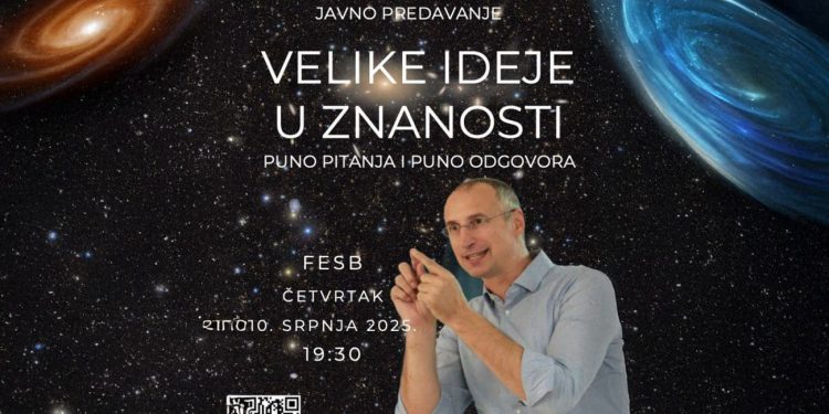 Puljak se večeras “vraća” znanosti: Na FESB-u drži javno predavanje: “Velike ideje u znanosti”