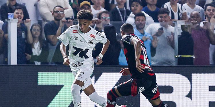 Robinho Jr, Talent je obitelj: Profesionalni ugovor sa Santosom