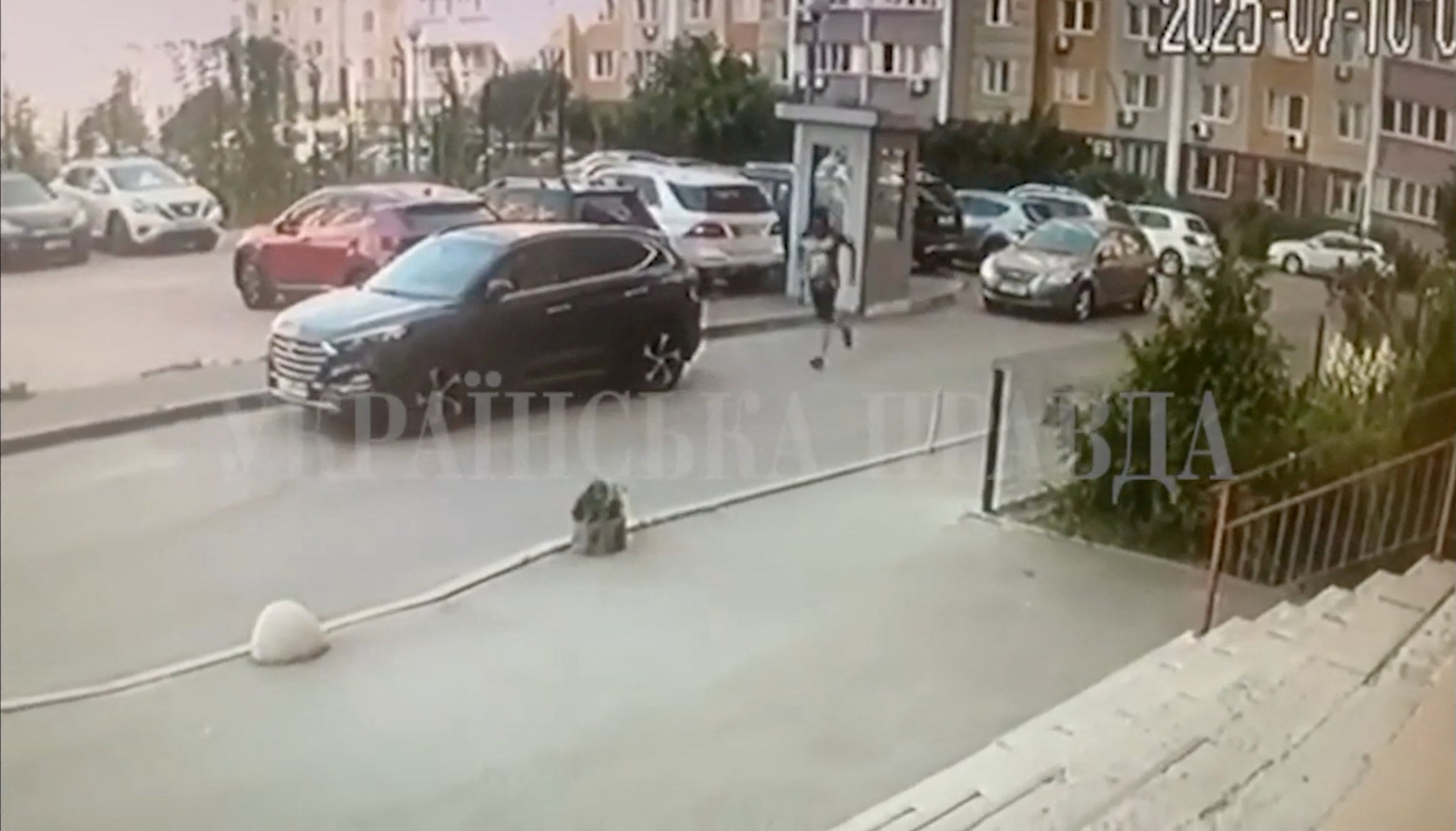 Napunitelj je mogao vidjeti kako je na dnevnom svjetlu isprao scenu, prema snimkama CCTV -a