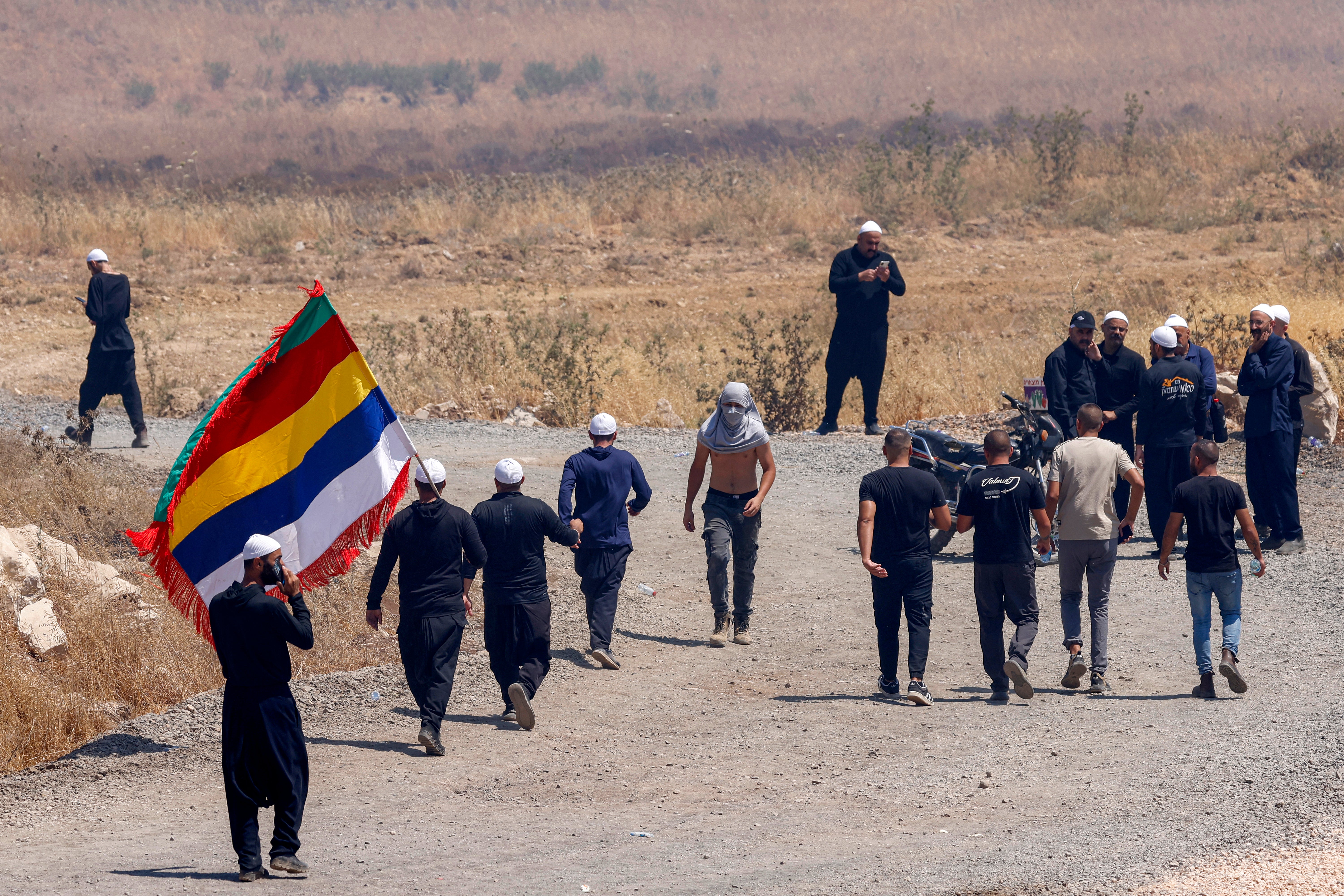 Članovi zajednice Druze s obje strane prelaze kroz zonu pufera između Sirije i Izraelijskih Golanskih visina