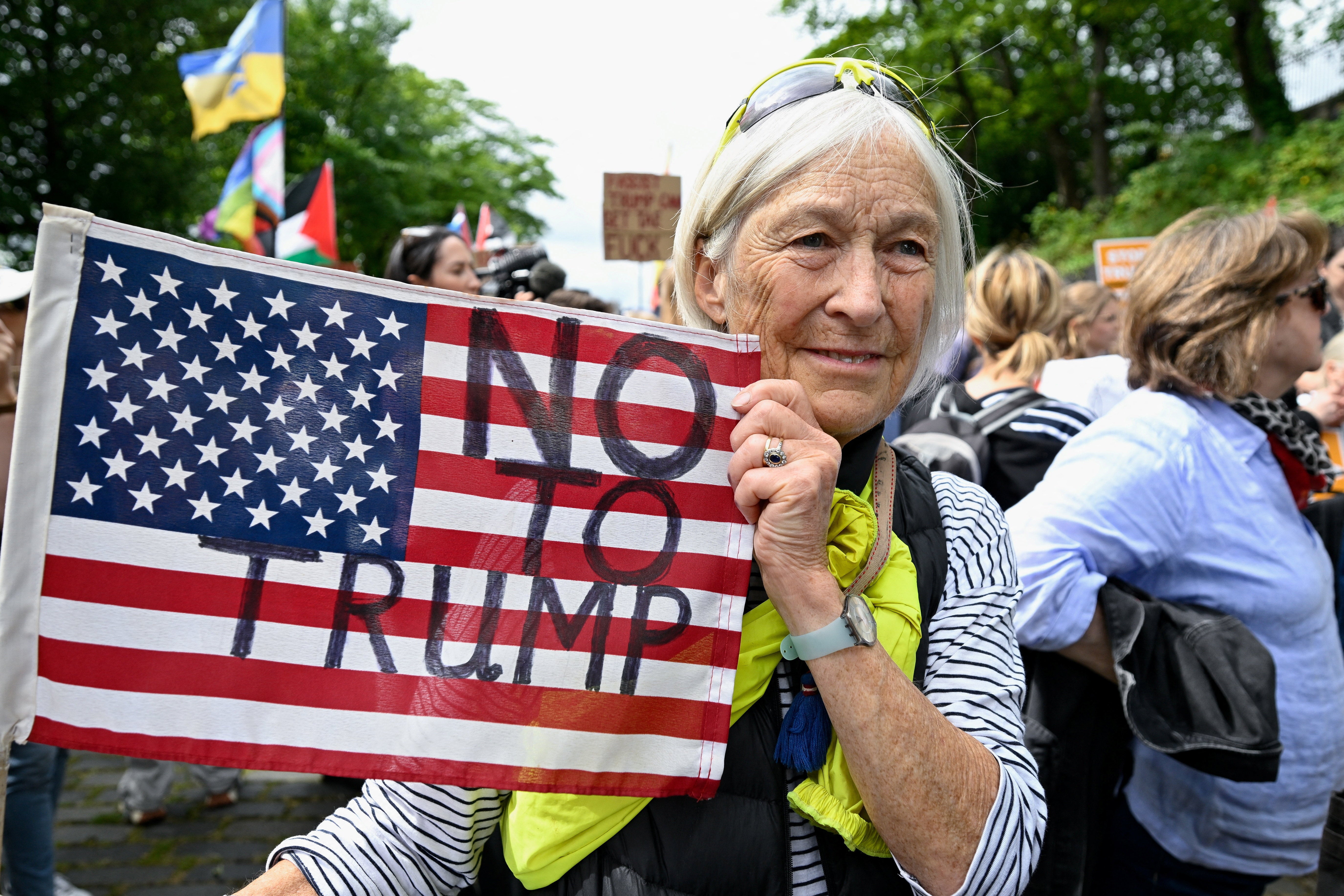 Prosvjednici protiv Trumpa okupili su se u Edinburghu