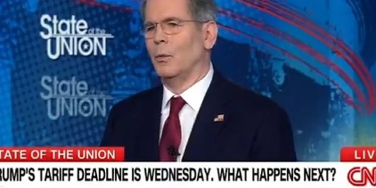 Scott Bessent Spars s domaćinom CNN -a o tome da li Trumpove tarife računaju kao trgovinski ugovori