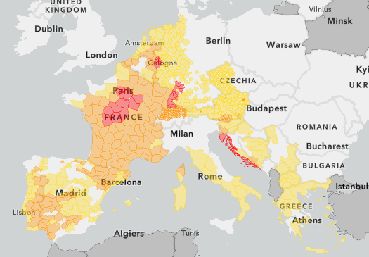 Stotine upozorenja o toplini postoje diljem Europe usred temperatura do 46 ° C