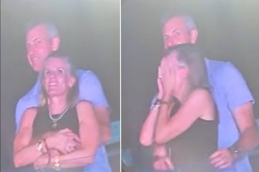 Virusni video zarobljeni izvršni direktor Astronom Andyja Byrona i glavna službenica za narod njegove tvrtke, Kristin Cabot, u zagrljaju na koncertu