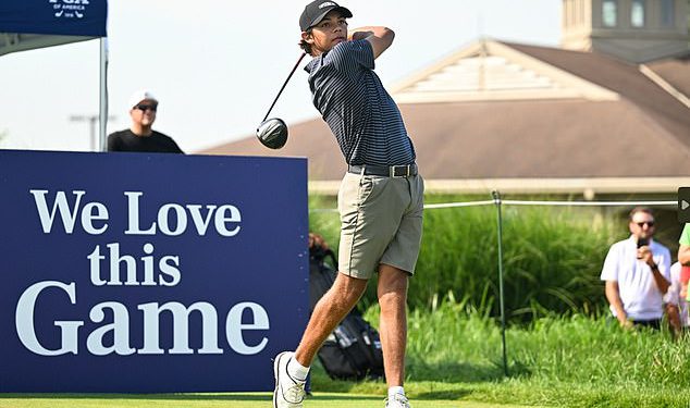Sin Tiger Woods Charlie (16) eksplodira u formi sa zadivljujućim krugom koji odjekuje njegov legendarni tata