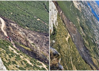 Slobodna Dalmacija – FOTO Pogledajte posljedice današnjeg velikog požara u Kaštelima, čitatelj je snimio scene s Klisa