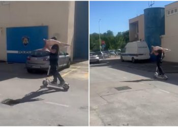 Slobodna Dalmacija – Može li luđe?! Vozač romobila u Omišu nema kacigu, ali zato ima