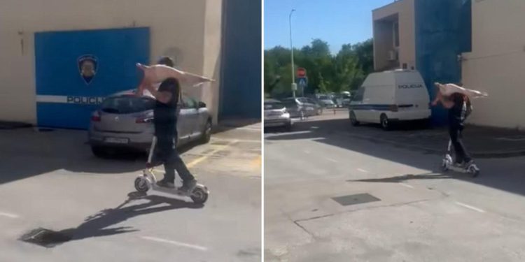 Slobodna Dalmacija – Može li luđe?! Vozač romobila u Omišu nema kacigu, ali zato ima